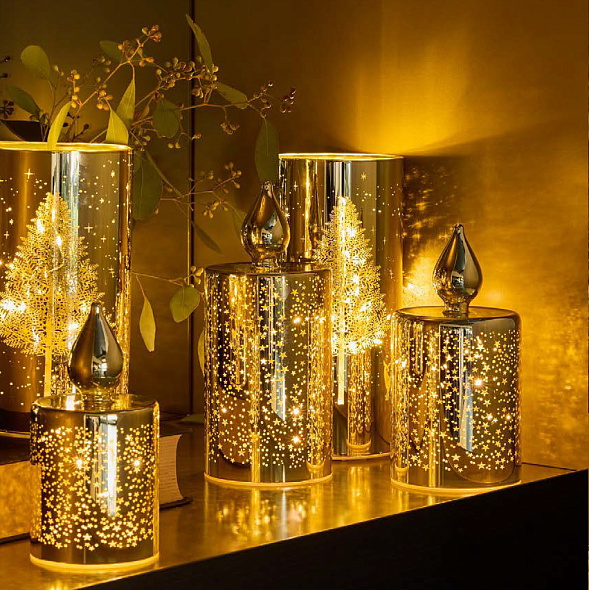 Фигурка "Фонарь" Christmas Chamonix 22 см с подсветкой