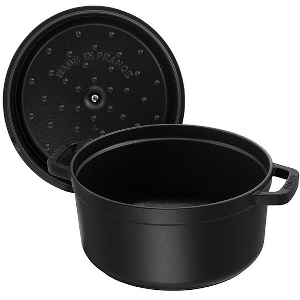 Кокот круглый La Cocotte 28 см / 6,7 л, черный матовый