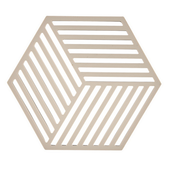 Подставка-шестигранник Hexagon 14х16 см, цвет песочный
