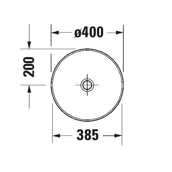 Раковина Duravit Sivida 40х40, из DuroCast, белая