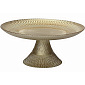 Блюдо на ножке Natale Lust 21 см, цвет золото