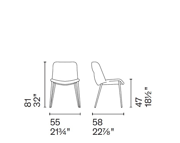 Стул Calligaris Onda, Sand