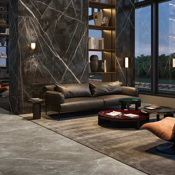 Керамогранит Italon Stellaris 60х120 Naturale, Absolut Black, 9 мм