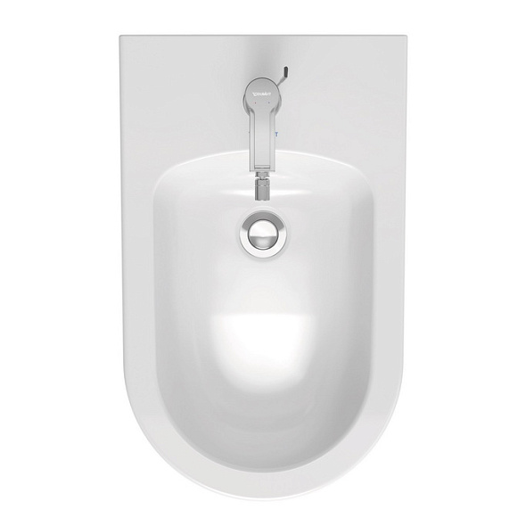 Биде напольное Duravit ME by Starck 37х40, WonderGliss, 22891000001