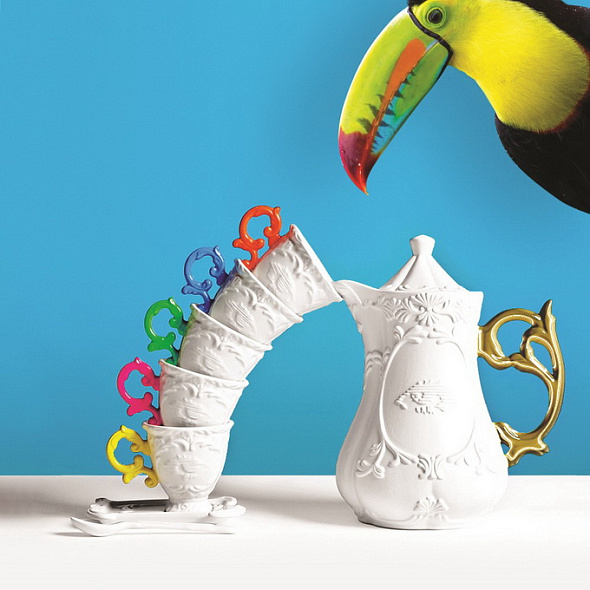 Набор кофейный I-Wares, 3 предмета, оранжевый