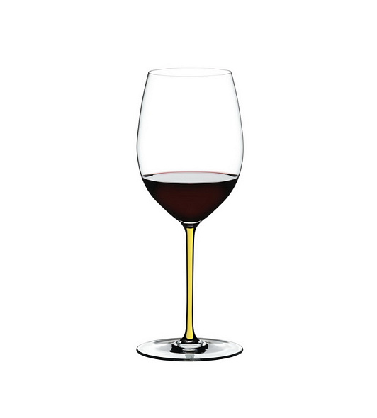 Бокал для вина Cabernet/Merlot Fatto a Mano 625 мл, желтый