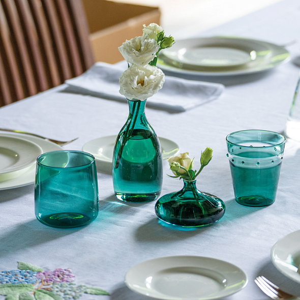 Ваза Un Fiore 6 см, зеленая