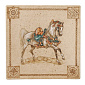 Блюдце квадратное Chevaux du vent 17х17 см