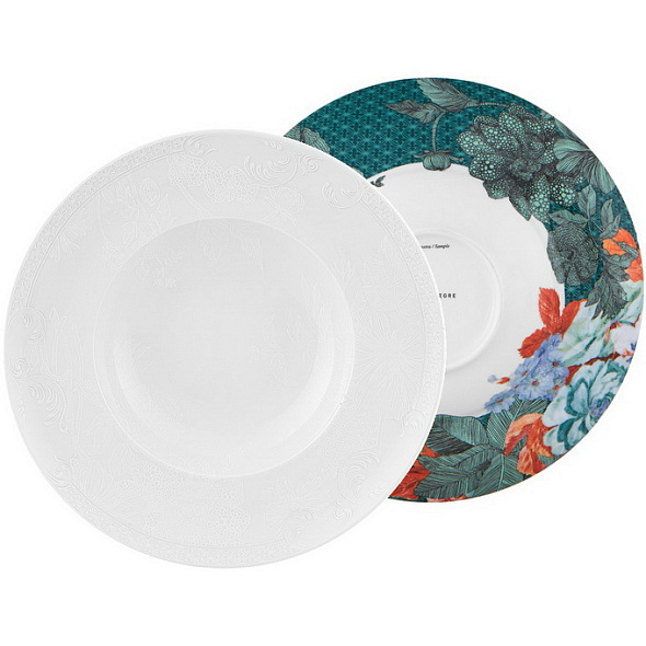 Тарелка глубокая Duality 25,2 см