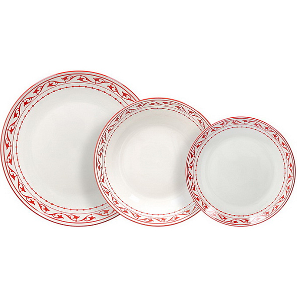 Набор посуды на 6 персон Madison Cherie, 18 предметов