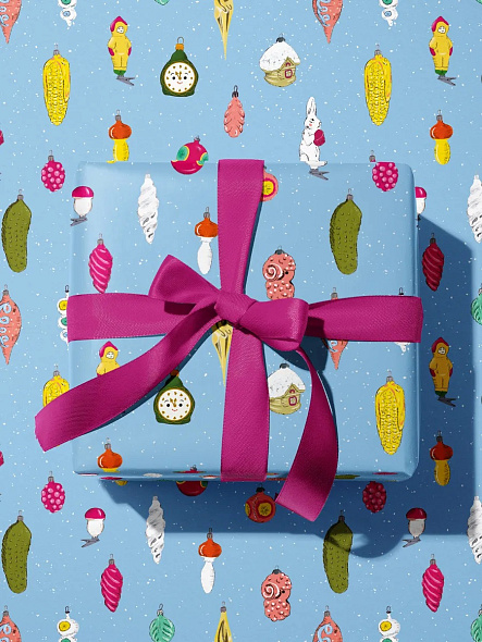 Упаковка бумажная новогодняя