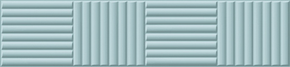 Керамогранит Rondine Volume 6х25, Light Blue 3D Bamboo, 9,5 мм