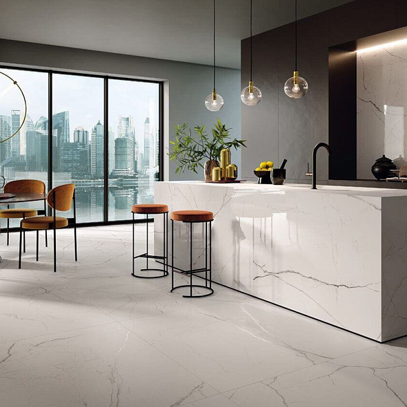 Керамогранит Imola The room 60х60 LP, Statuario, 6,5 мм
