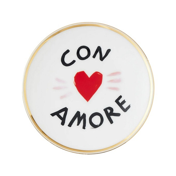 Блюдце "Con Amore" La Tavola Scomposta 17 см