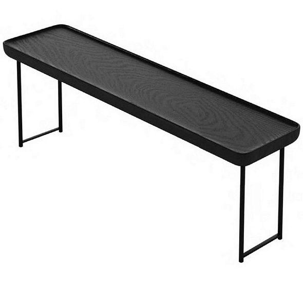 Стол журнальный Cassina Torei 80х22, Black Ash