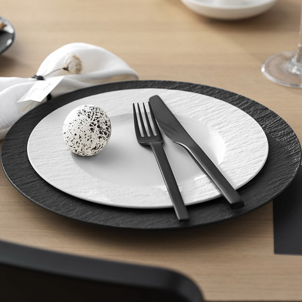 Тарелка салатная Manufacture Rock Blanc 22 см