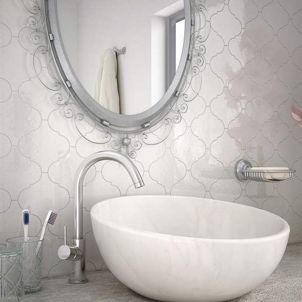 Плитка керамическая Equipe Scale 12х12, Alhambra White, 9 мм