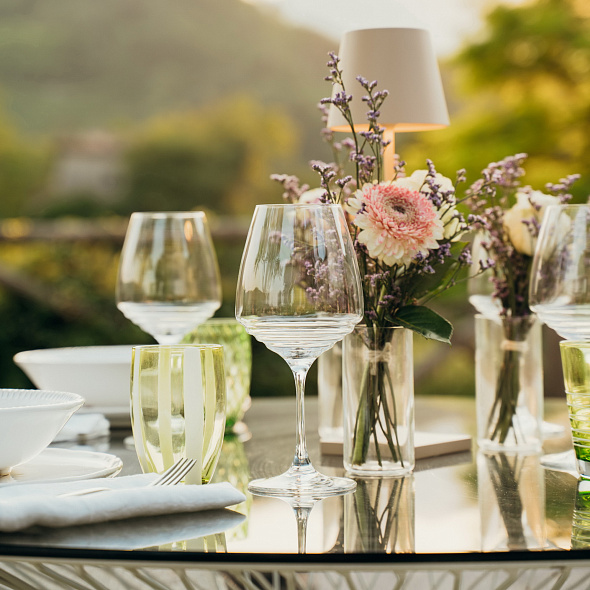 Лампа настольная Zafferano Poldina Pro 38 см, песочная