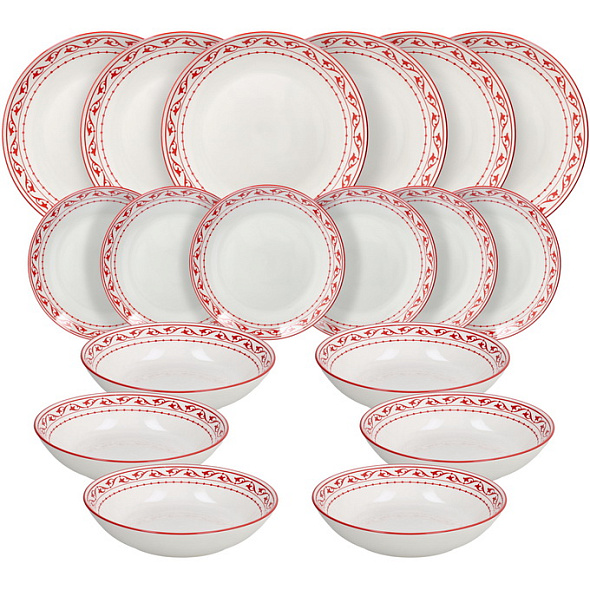 Набор посуды на 6 персон Madison Cherie, 18 предметов