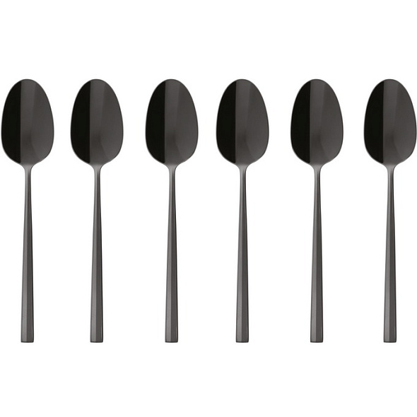 Набор ложек кофейных Rock 2Black, 6 шт