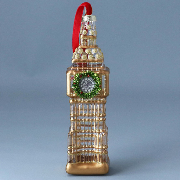 Елочная игрушка "Биг Бен" 14 см