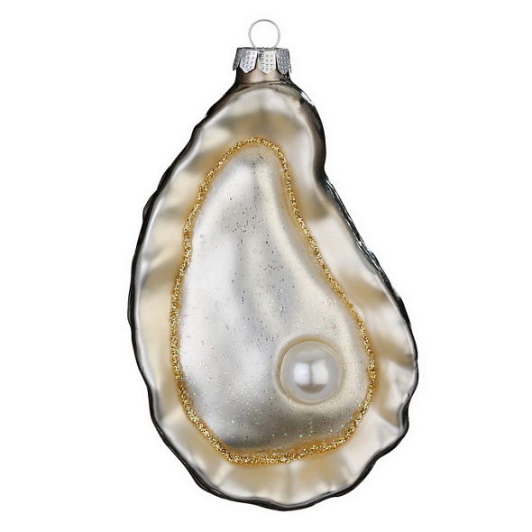 Елочная игрушка "Устрица" 10 cм