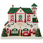 Фигурка Spode Christmas Tree Giftware "Пожарная станция" 14х17х11 см, с подсветкой