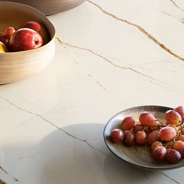 Стол Calligaris Dogma 180(240)х100, Golden Statuary Marble