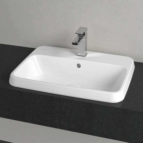 Раковина встраиваемая Villeroy & Boch Architectura 60х45, CeramicPlus, 5A6760R1, белая