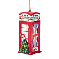 Елочная игрушка Spode Christmas Tree Ornaments "Телефонная будка" 9 см