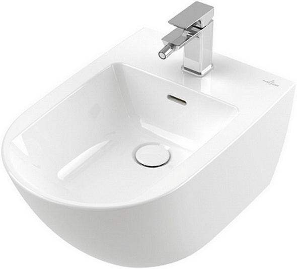 Биде подвесное Villeroy & Boch Antao 56х38, CeramicPlus, 541100R1
