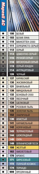 Силикон Mapei Mapesil AC N116, серый мускус, 310 мл