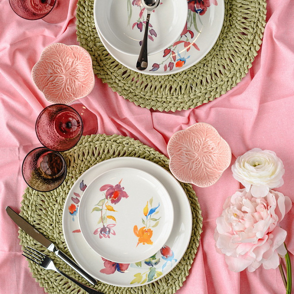 Подложка под тарелку Placemat Peggy 38 см, зеленая
