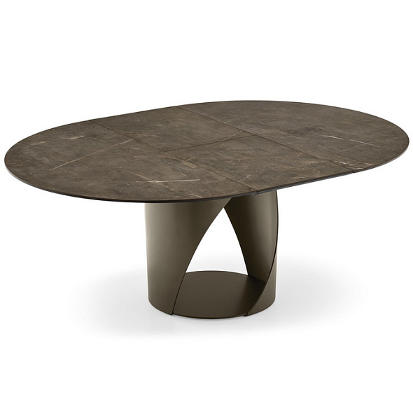 Стол Calligaris Cyclone 140(190)х140, Bronze