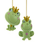 Новогодняя игрушка "Принц-Лягушка" 7 см, в ассортименте