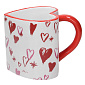 Кружка "Сердце" 460 мл, белая