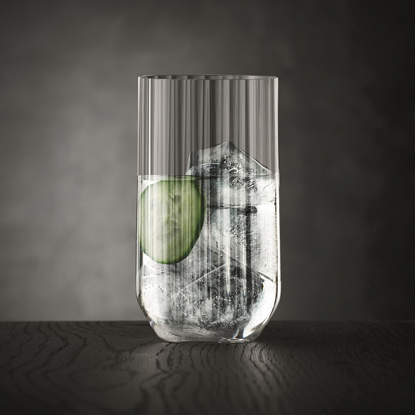 Набор бокалов лонгдринк Linear 445 мл, 8 шт