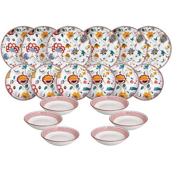 Набор посуды на 6 персон Moon Kimono, 18 предметов