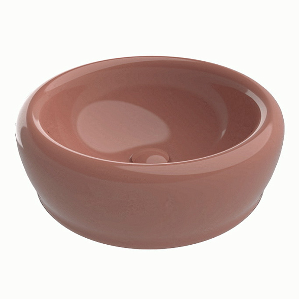 Раковина накладная Flaminia Siena 46х46 SN46ATC, Terracotta