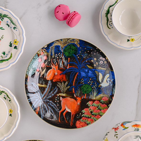 Тарелка салатная "Антилопа" 22 см