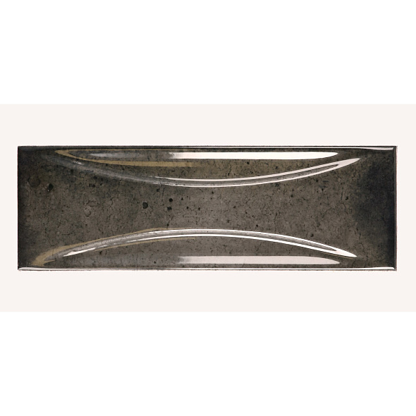 Плитка керамическая Equipe Hanoi 6,5х20, Arco Black Ash, 8 мм