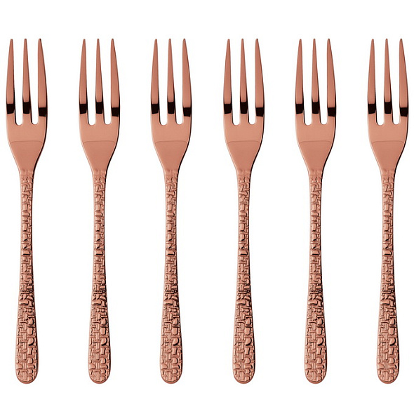Набор вилок десертных Venezia Copper, 6 шт