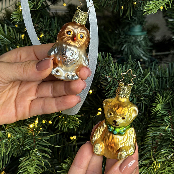 Елочная игрушка "Совенок" 6 см