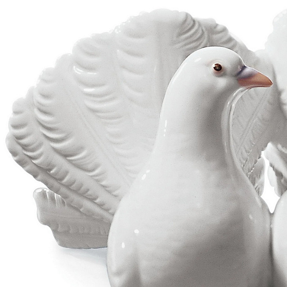 Статуэтка "Два голубя" 12х19х15 см