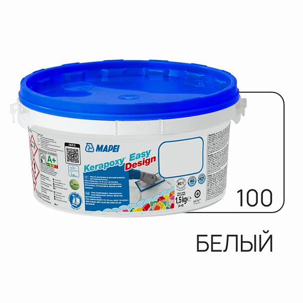Фуга эпоксидная Mapei Kerapoxy Easy Design 100 1.5 кг, белый