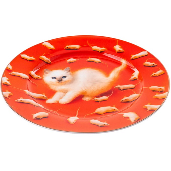 Тарелка столовая "Котенок" 27 см