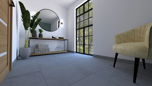 Керамогранит Leonardo Project 20 60х60, Gray, 20 мм
