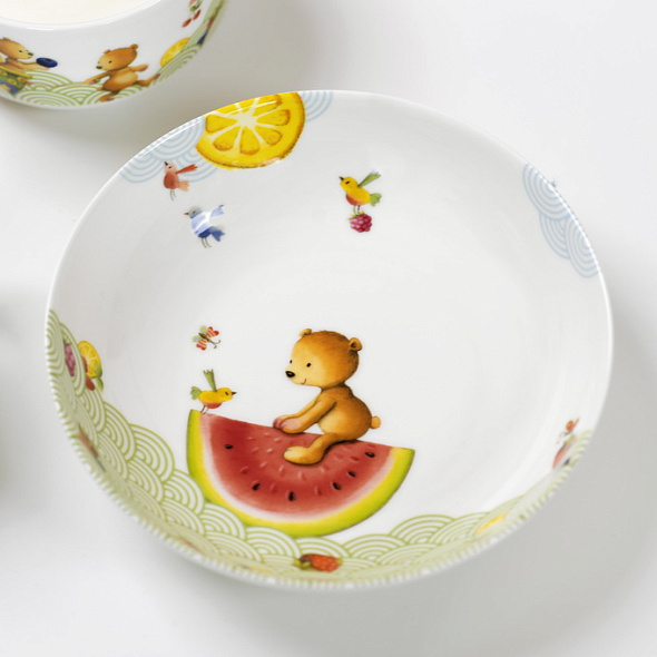Тарелка глубокая Hungry as a Bear 19,5 см