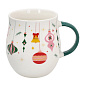Кружка "Елочные игрушки" 430 мл