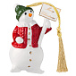 Елочная игрушка "Снеговик" Christmas Classics 10 см